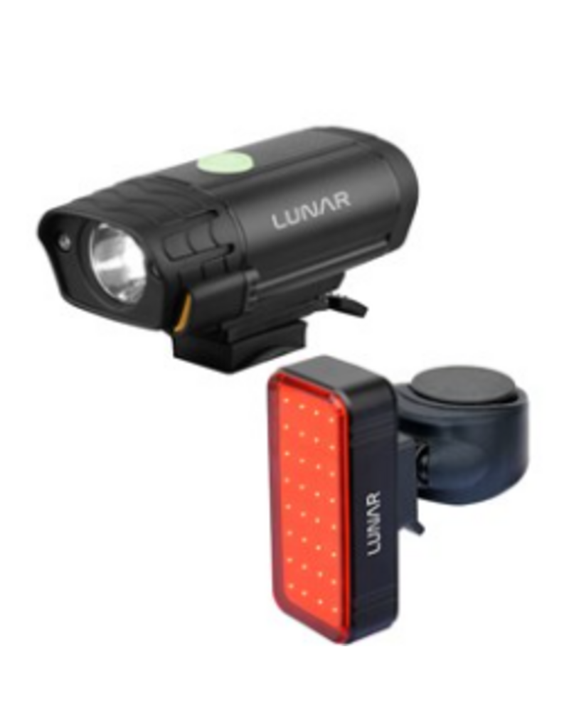 LUNAR Light Set - ASTRO 400 Combo - 400 Lumen Front - 50 Lumen Rear USB-C