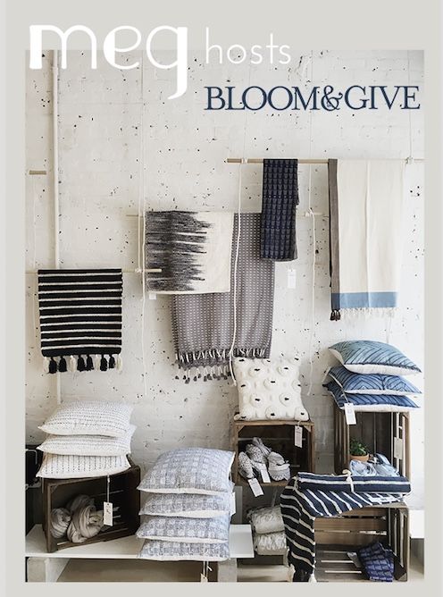 Meg Hosts..Bloom & Give