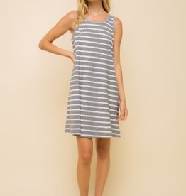 Stripe Knit Comfy Dress