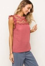 Berry Lace top