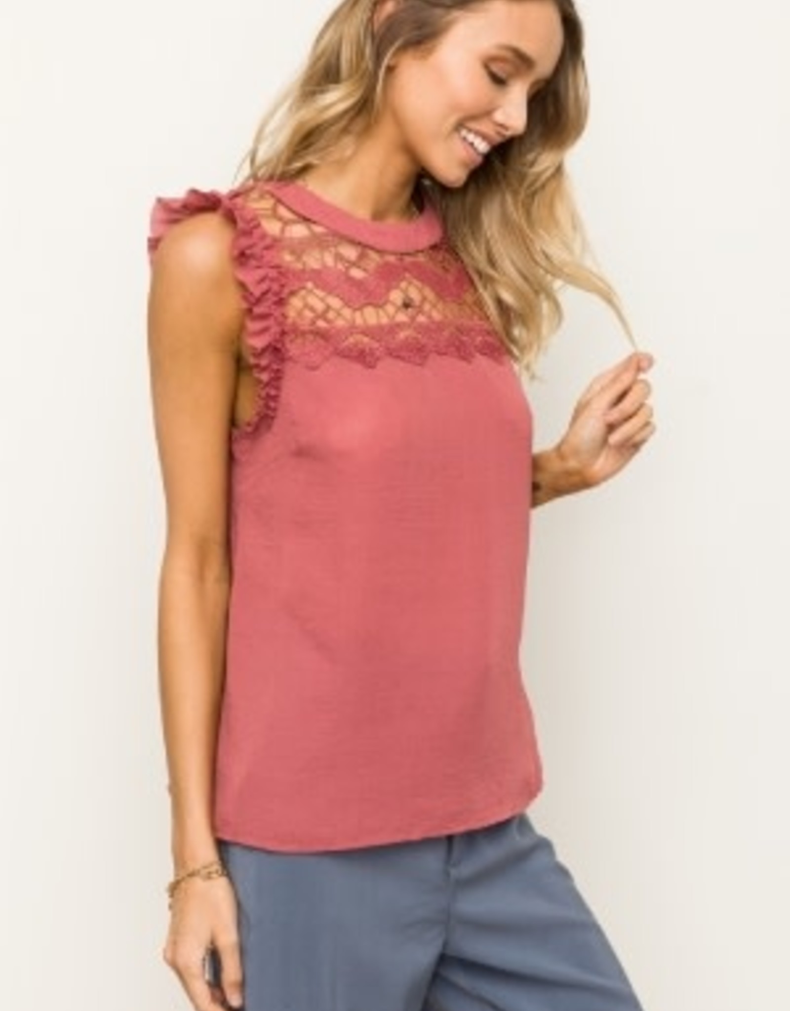 Berry Lace top