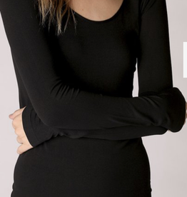 Layering Long Sleeve Scoop Neck One Size