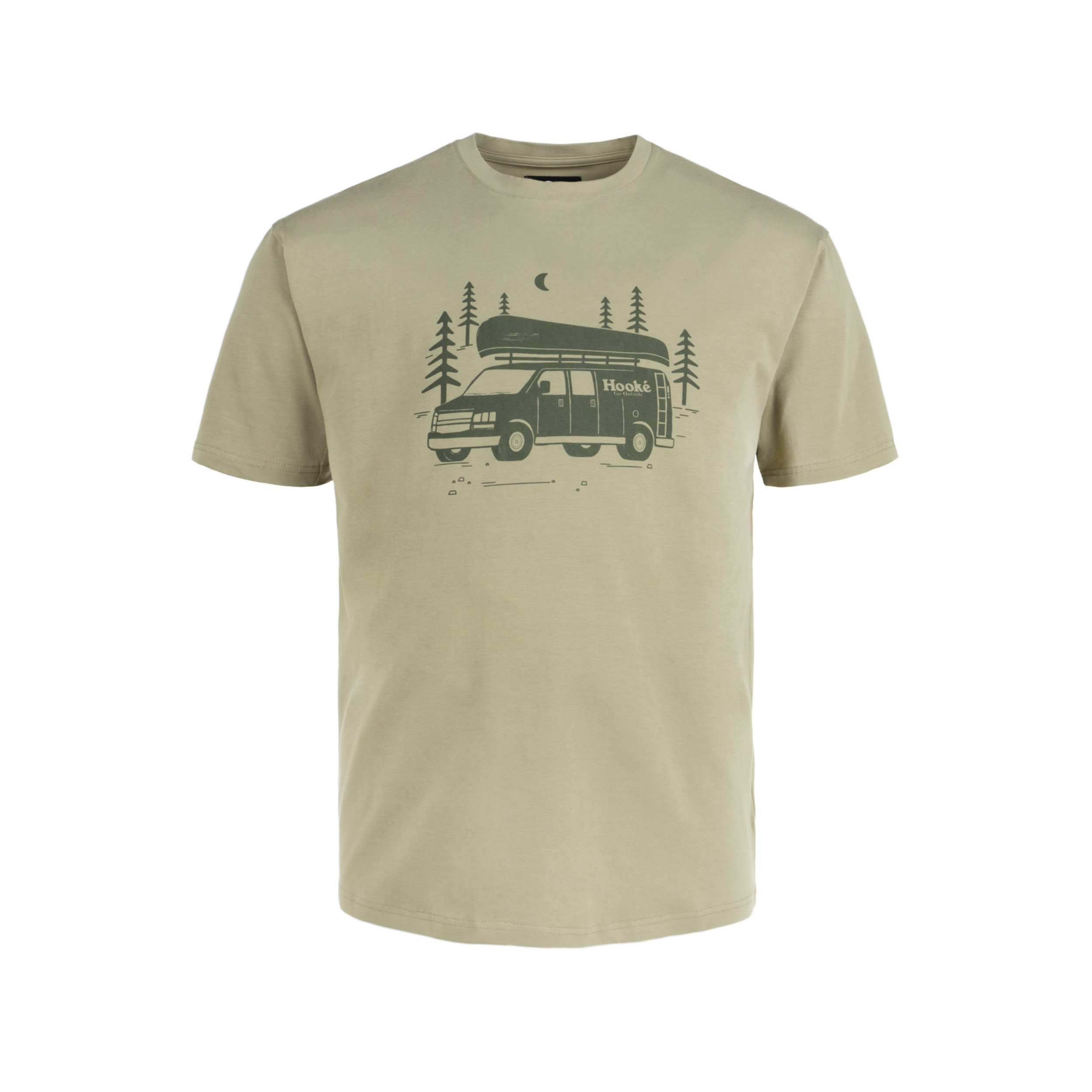 Hooké Van T-Shirt Light Olive - T-Shirts | Hooké - Hooké