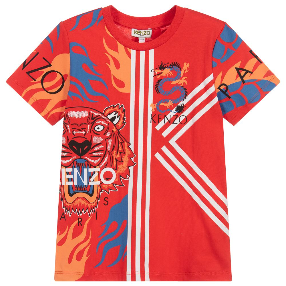 red kenzo t shirt