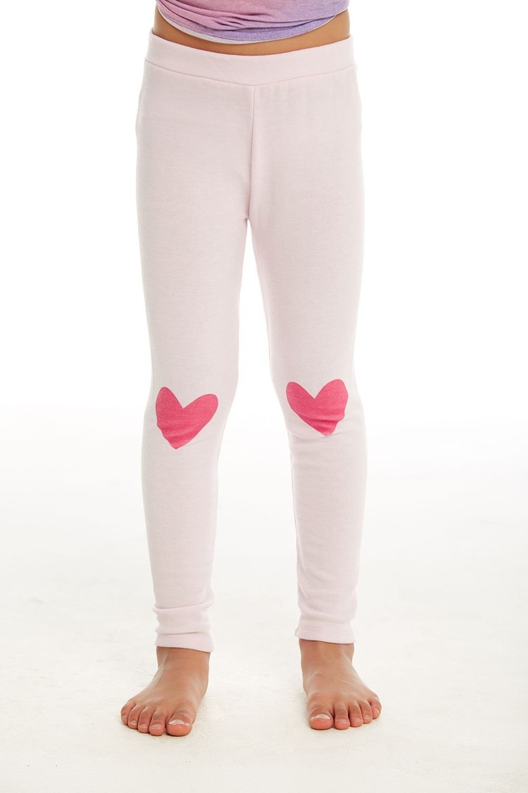 Pinky Heart Pants - Pebble