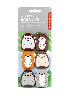 Kikkerland Woodland Bag Clips