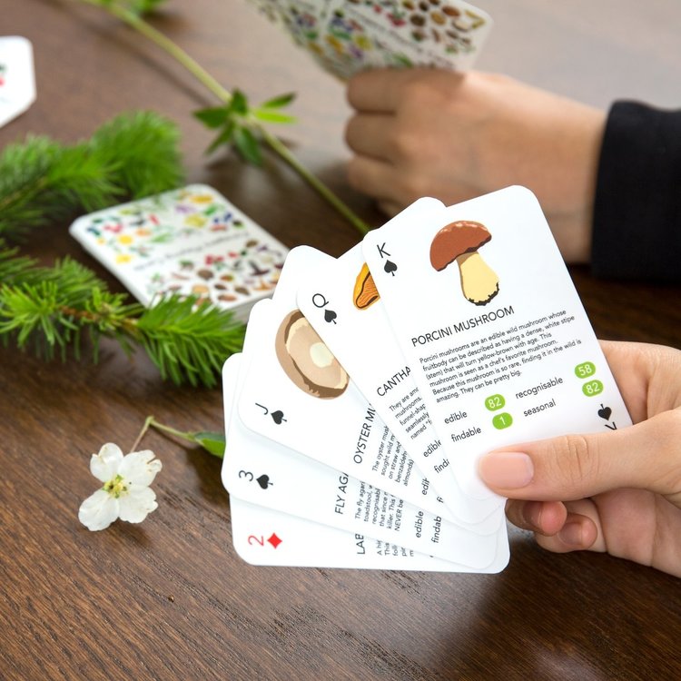 Kikkerland Foragers Playing Cards