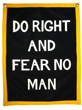 Oxford Pennant Do Right And Fear No Man Camp Flag