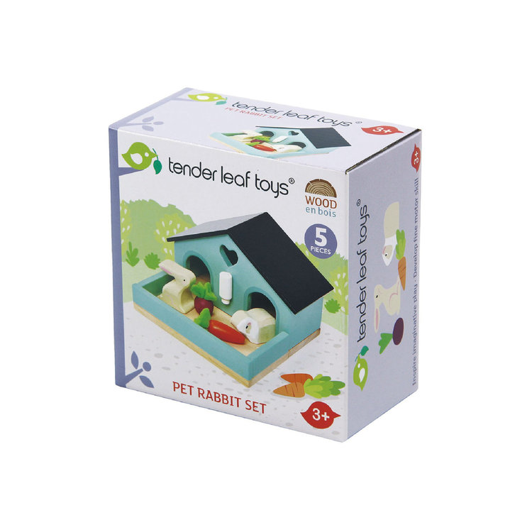 Tender Leaf Toys Wooden Rabbit Set