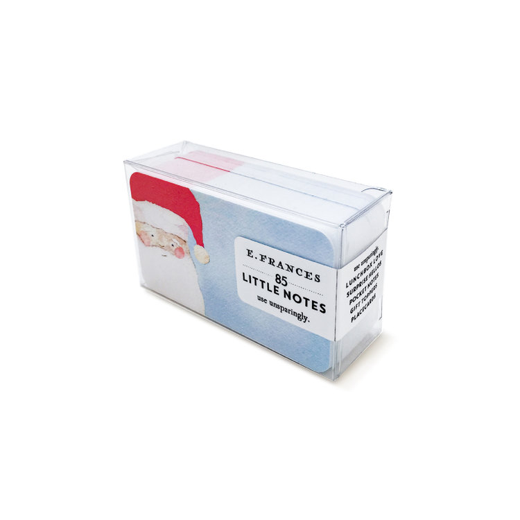 E. Frances Paper Santa Little Notes