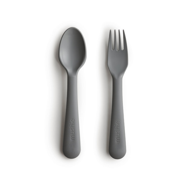 Mushie & Co Fork & Spoon Set