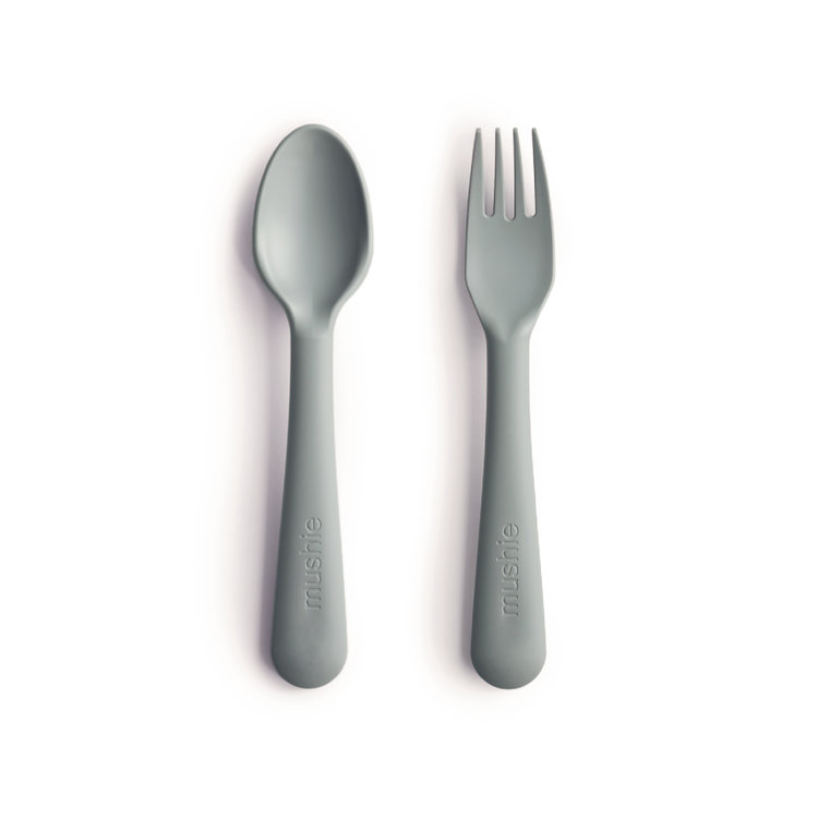 Mushie & Co Fork & Spoon Set