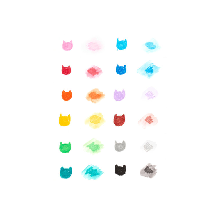 Ooly Cat Parade Watercolor Gel Crayons