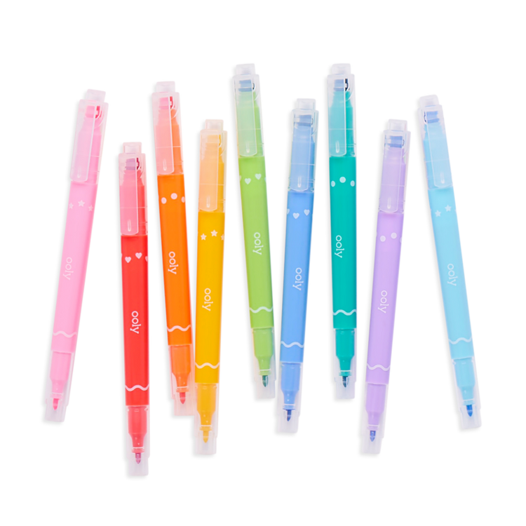 Ooly Confetti Stamp Double Ended Markers