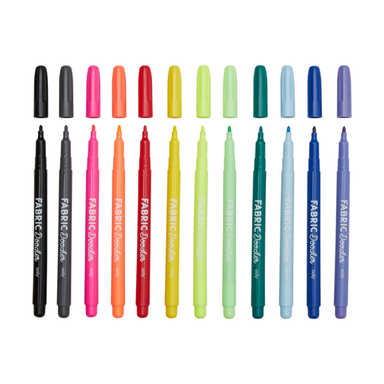 Ooly Fabric Doodlers Permanent Markers
