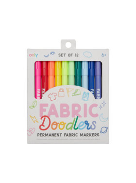 Ooly Fabric Doodlers Permanent Markers
