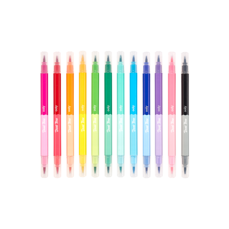 Ooly Dual Tone Double Ended Brush Marker