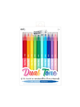 Ooly Dual Tone Double Ended Brush Marker