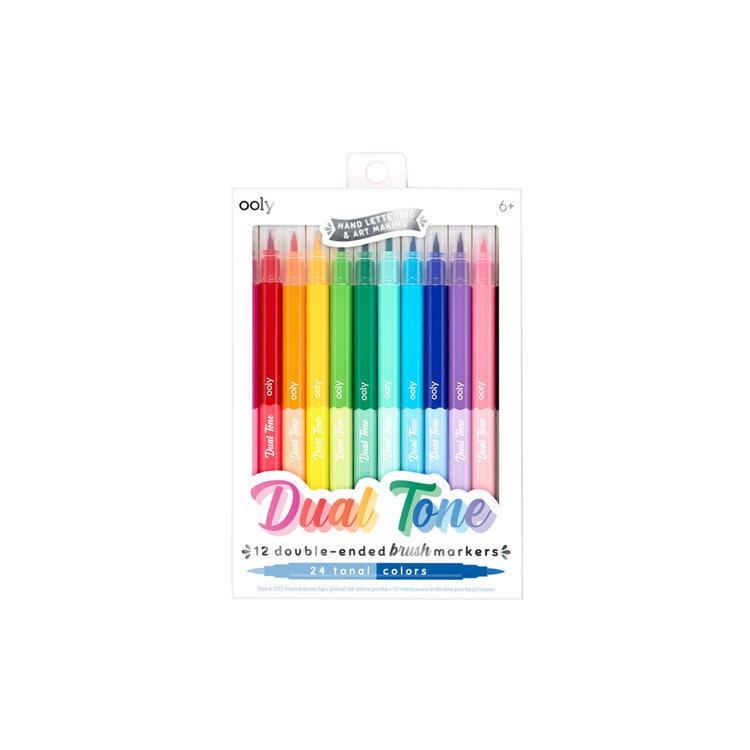 Ooly Dual Tone Double Ended Brush Marker