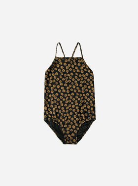 Rylee & Cru Black Floral Sky One Piece
