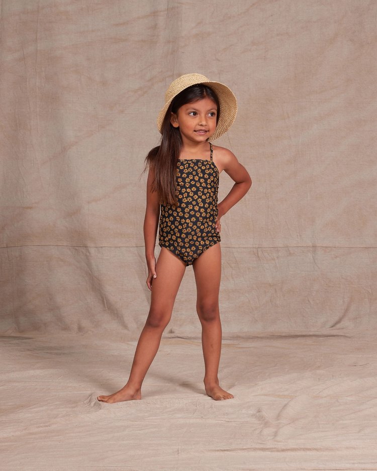 Rylee & Cru Black Floral Sky One Piece