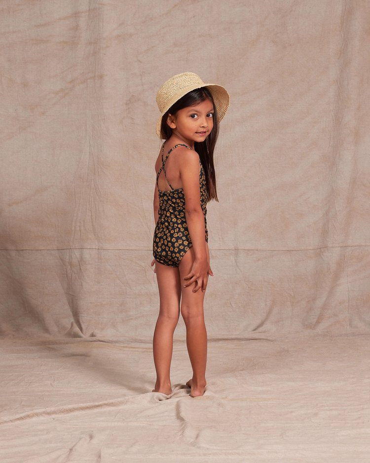 Rylee & Cru Black Floral Sky One Piece