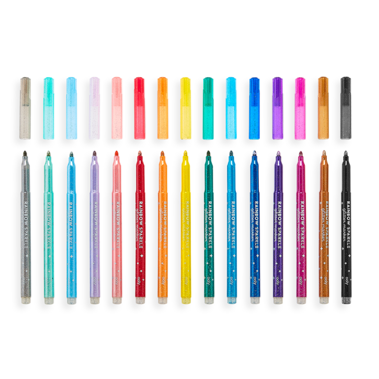 Ooly Rainbow Sparkle Glitter Markers