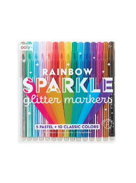 Ooly Rainbow Sparkle Glitter Markers