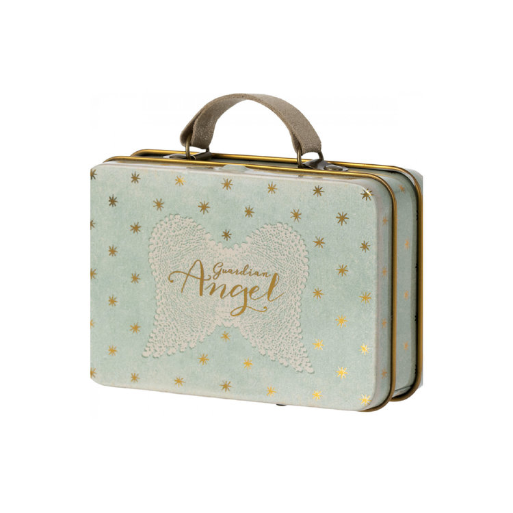 Maileg Angel Mouse in Suitcase
