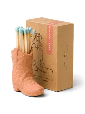 Paddywax Cowboy Boot Match Holder
