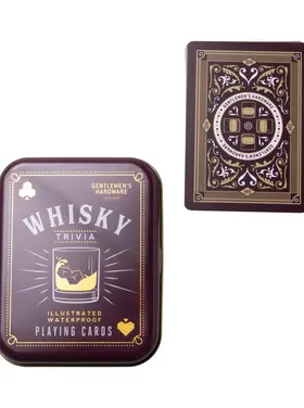 Gentlemen's Hardware Whiskey Trivia Playing Cards