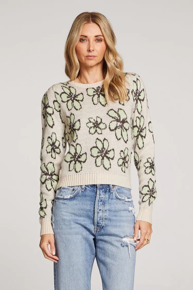 Saltwater Luxe Glory Sweater Limelight