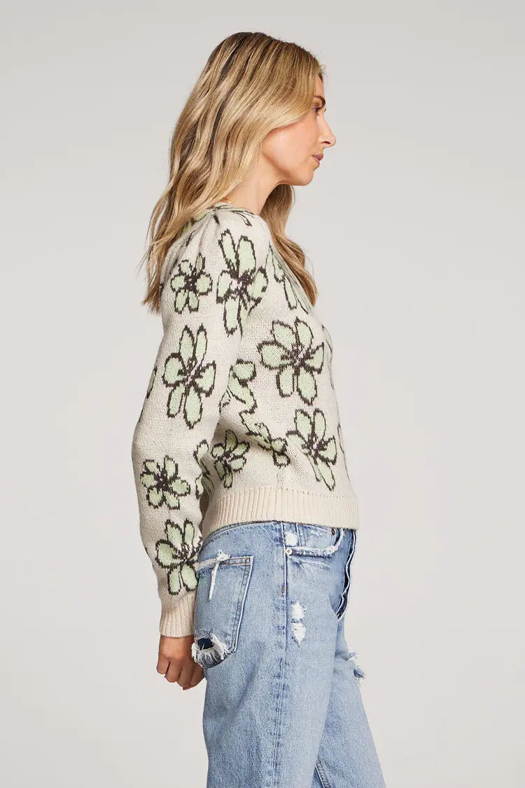 Saltwater Luxe Glory Sweater Limelight