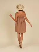 SAHARA MINI DRESS | CLAY - Pebble
