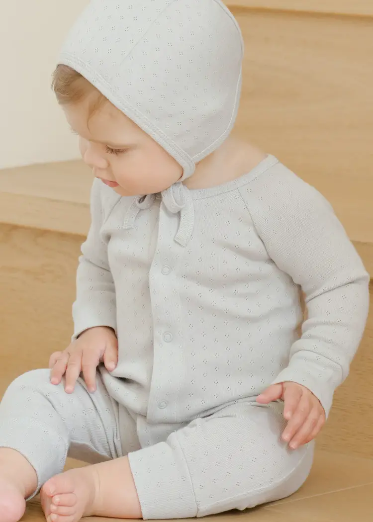 Rylee + Cru Inc. POINTELLE LONG JOHN || CLOUD