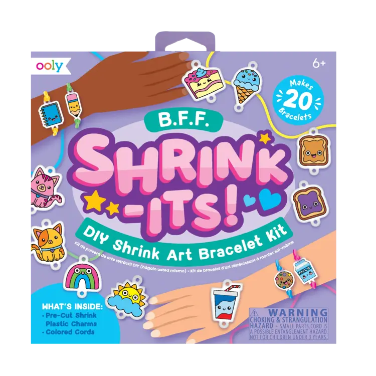 Ooly Shrink-Its Art Bracelet Kit BFF