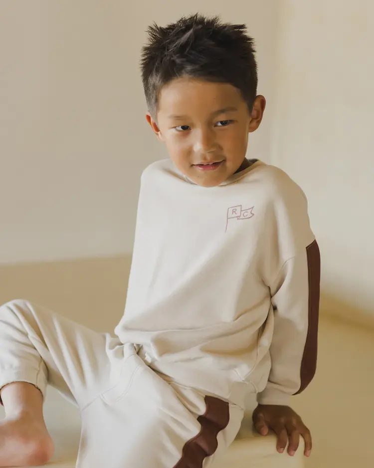 Rylee + Cru Inc. RELAXED SWEATSHIRT || STONE