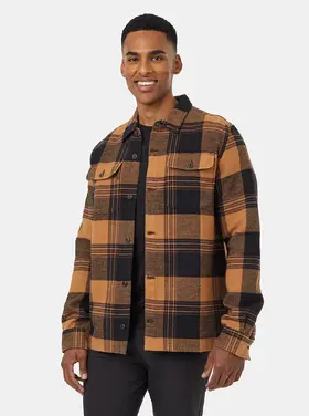 Ten Tree Black/Camel Heavy Weight Flannel Jacket