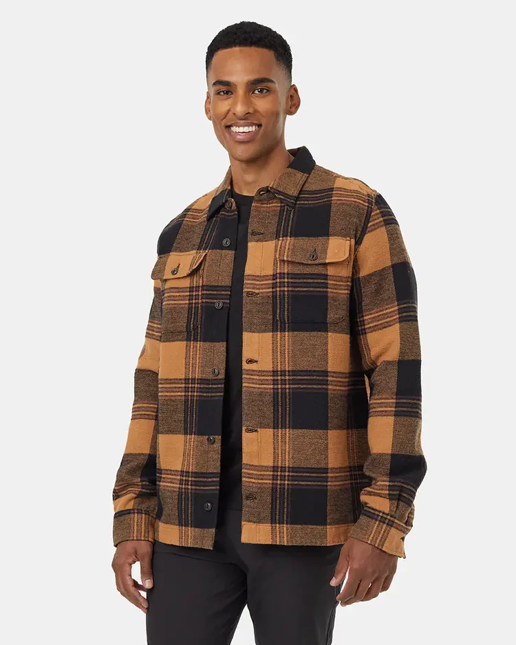 Ten Tree Black/Camel Heavy Weight Flannel Jacket