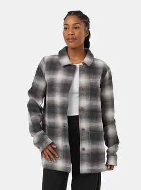 Ten Tree Graphite/Pale Oak Flannel Utility Jacket