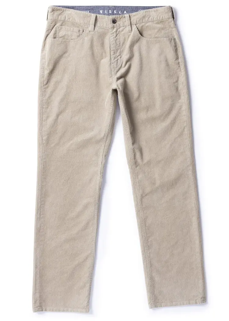 Vissla Border C Cord 5 PKT Pant Khaki
