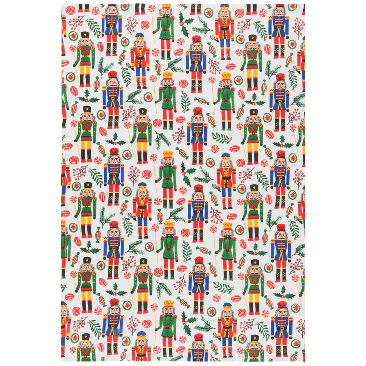 Danica Nutcracker Floursack Towels Set/3
