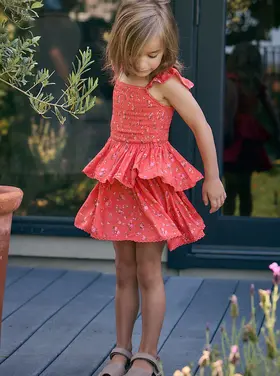 Saltwater Luxe Raynbow Mini Dress Crimson