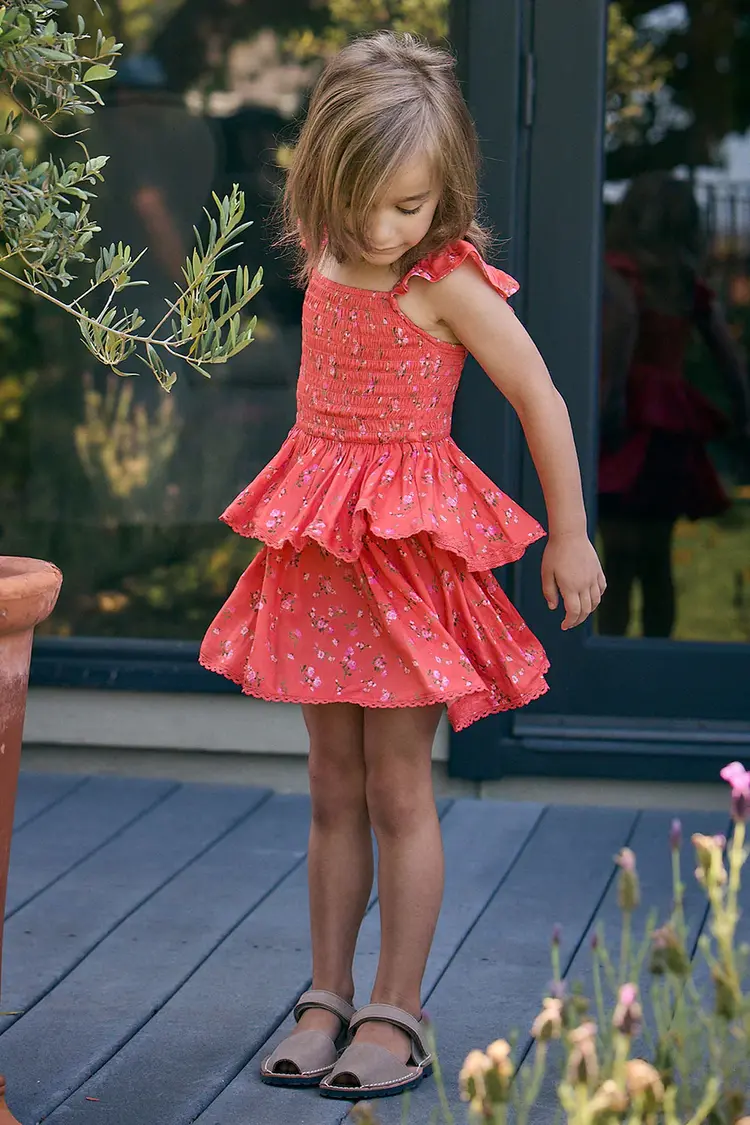 Saltwater Luxe Raynbow Mini Dress Crimson