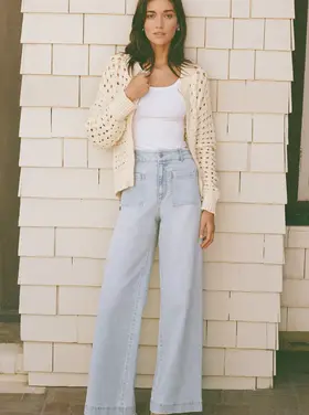 Z Supply Liam Sweater Jacket Sea Salt