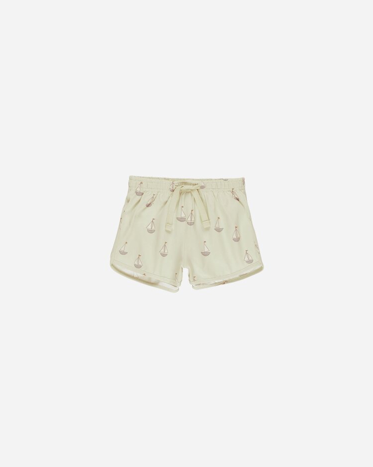 Rylee + Cru Inc. BOYS SWIM SHORT || SAILBOATS