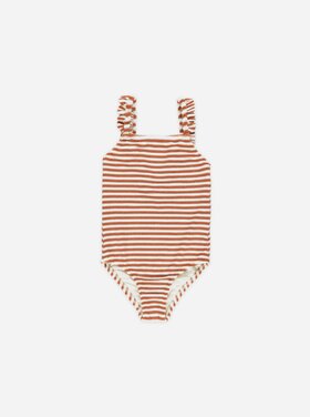 Rylee + Cru Inc. POSITANO ONE-PIECE || POPPY STRIPE