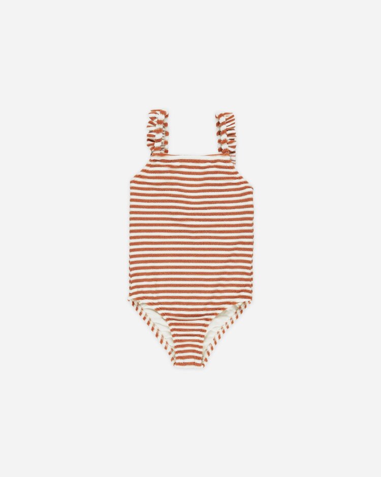 Rylee + Cru Inc. POSITANO ONE-PIECE || POPPY STRIPE