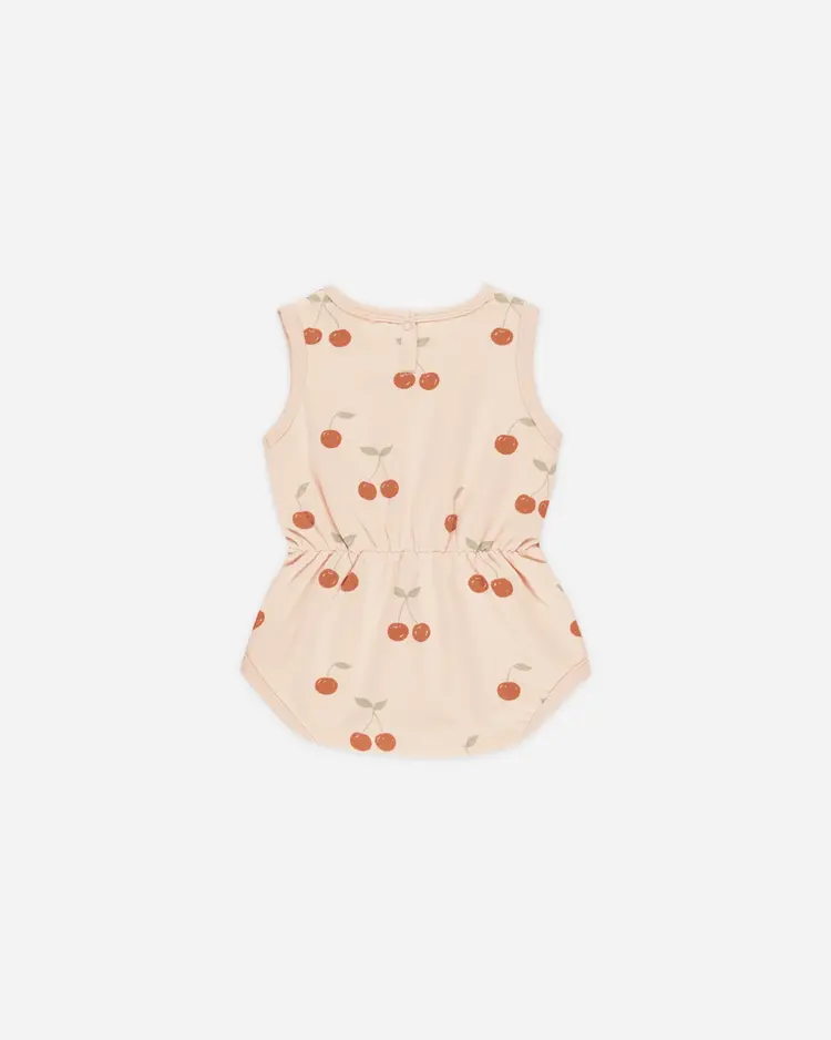 Rylee + Cru Inc. CINCH PLAYSUIT || CHERRIES