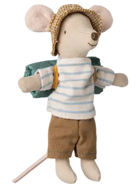 Maileg Big Brother Hiker Mouse